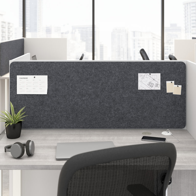 Panneau de rangement Bush Business Furniture, H 17,44 po x l 45,94 po, Gris