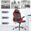 Fauteuil de jeu réglable en hauteur pour chaise de jeu, fauteuil de bureau pivotant ergonomique pour le jeu, le bureau personnel et le poste de travail-1296679962
