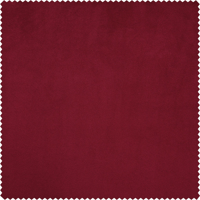 Rideaux en velours moelleux Matra pour chambre à coucher ‑ rideaux obscurcissants pour les fenêtres de salon, panneau simple