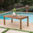Extendable Solid Wood Outdoor Dining Table