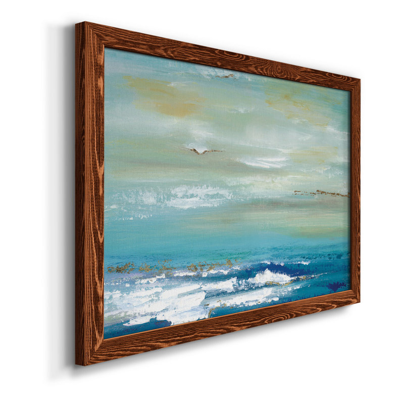 «Distant Horizon», peinture sur toile encadrée, H 31,5 po x l 23,5 po x P 1,5 po, Érable