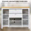 Buffet Red Barrel Studio avec armoire de rangement moderne-759964533