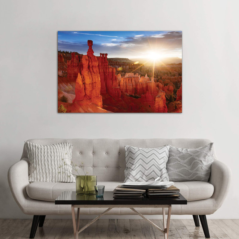 Sunrise, Thor's Hammer, Bryce Canyon National Park, Utah, Usa by Matteo Colombo - Wrapped Canvas Print, Wrapped Canvas