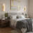 20" LED Wallchiere Dimmable Wall Sconce With Faux Alabaster Shade-610074888