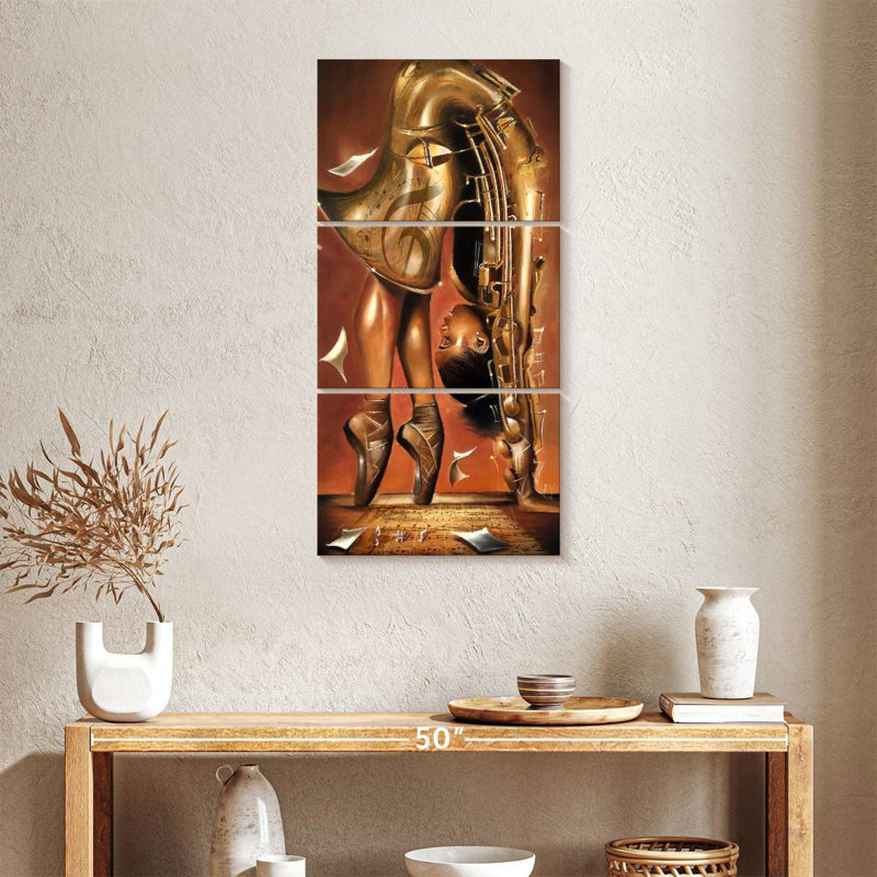 Balletic Tune, 38" H x 18" W
