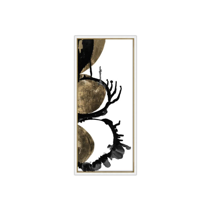 Gilded Indigo II Print by DAWN SWEITZER, Glass Coat, 81" H x 36" W x 1.5" D