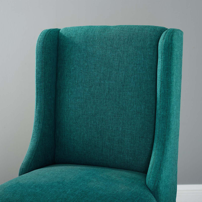 Tabouret de bar Modway Baron, Tissage bleu sarcelle, Tabouret de bar (siège d’une hauteur de 30,5 po), 1