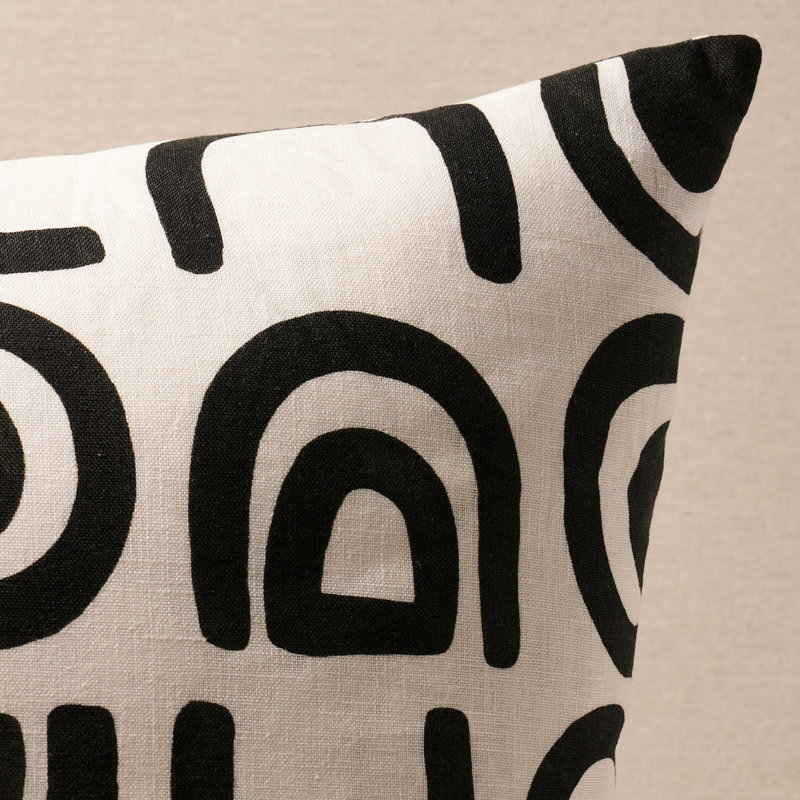 Schumacher x Hadiya Williams Threshold Pillow, Carbon