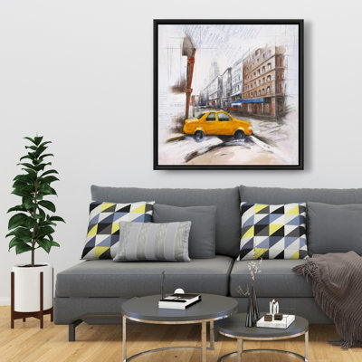 " Taxi In The Street Sketch "