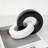 Unity Marble Ring Sculpture – 5.5" Handcrafted Black & White Marble, Modern Interlocked Décor for Shelf or Table