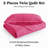 Embossed Microfiber Bedspread Set – All Seasoned Modern and Lightweight Bedding Set with Shams-122058471-122584921
