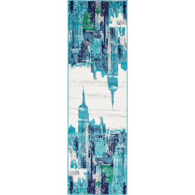 Tapis turquoise Sidney