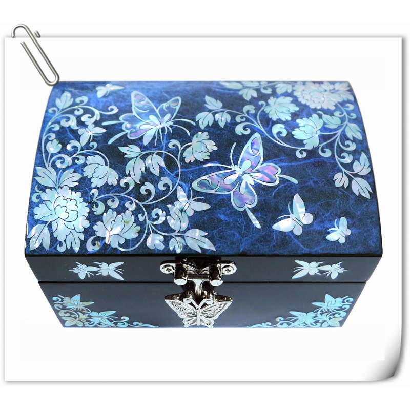 Boîte à bijoux +, Bleu