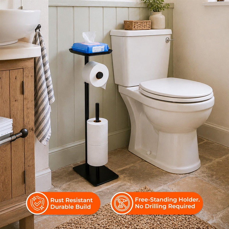 Free Standing Toilet Paper Holder