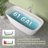 Freestanding Soaking Tub 67'' x 31''Rectangular Acrylic Bathtub with Storage in Glossy White  Center Drain