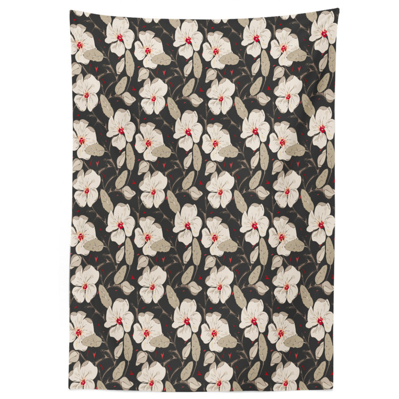 Floral Tablecloth, 90" L x 60" W