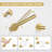 8-Piece Bathroom Hardware Set SUS304 Stainless Steel Wall Mounted Towel Bar Toilet Paper Holder And Hooks-114389632