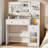 Modern Makeup Dressing Table with Mirror, Vanity Desk Set for Bedroom