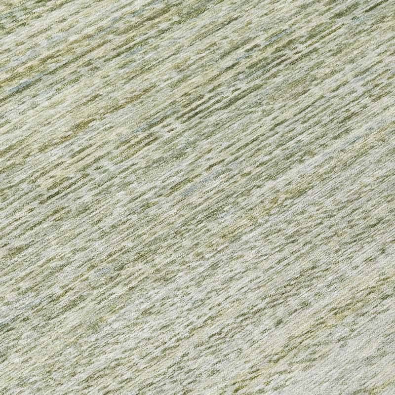 Machine Washable Indoor/Outdoor Kirksville ACN2150 Striped Rug, Rectangle 2'6" x 3'10"