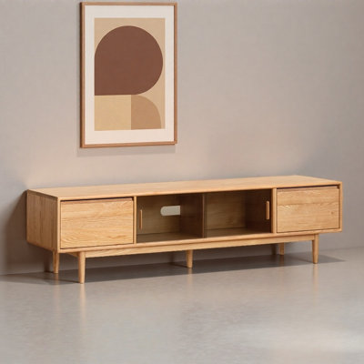 Simple Solid Wood TV Stand