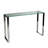 Lenita 30'' Glass Top Console Table-1828891218-1811084783