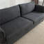 Canapé-lit convertible 2 en 1 Sofas, 80,7 pouces pour le salon | Gris | Tissu + métal