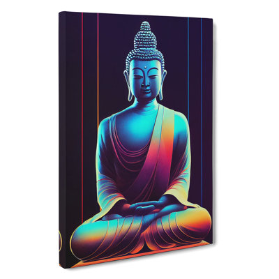 Buddha In Neon - Print