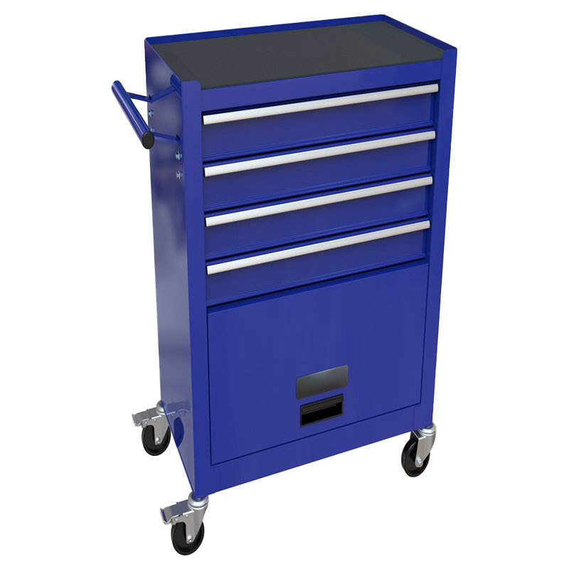 Armoire à outils 4 tiroirs, Bleu