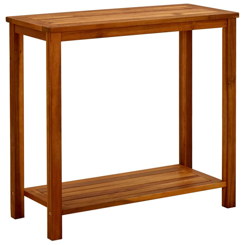 Alexamarie Wooden Coffee Table, 29.5" H x 31.5" W x 13.8" D, Brown