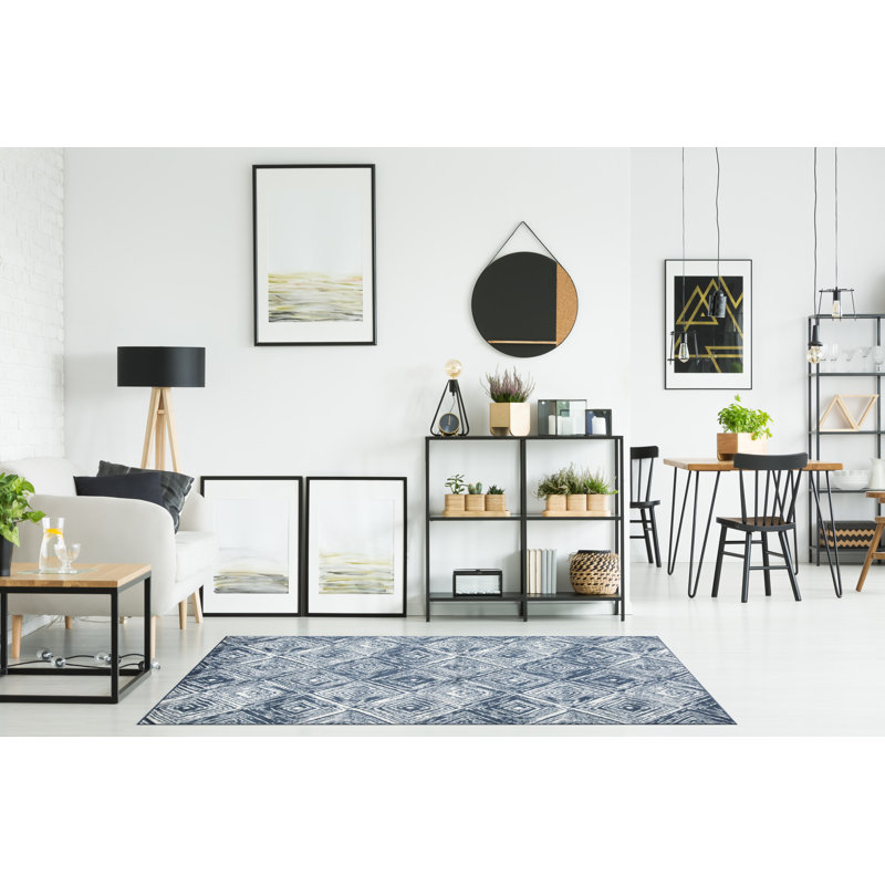 Tapis rectangulaire Zarhiya, Rectangle 5 pi 2 po x 7 pi 7 po