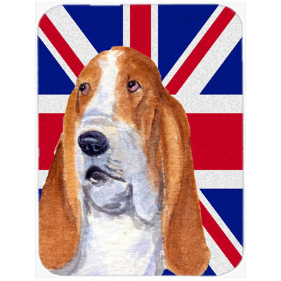 Union Jack Wood Glass Cutting Board