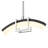 Tonquin 1 - Light LED Unique/Statement Pendant