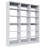 Alto 3 Shelf Towers Wall-Mounted Closet Tower System, 99" W x 84" H x 14.5" D, Oak-124595022-124595058
