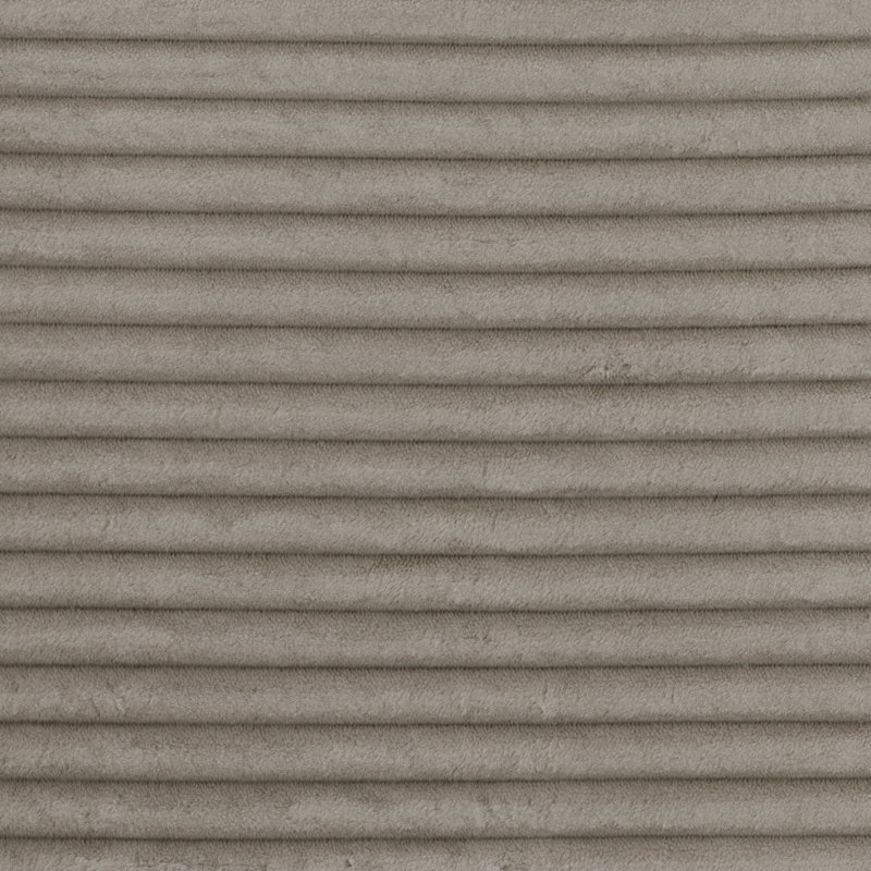 Canapé modulaire en velours côtelé 5 pièces Brinsley, H 34,5 po x l 180 po x P 135 po, Forme L, Taupe velours côtelé