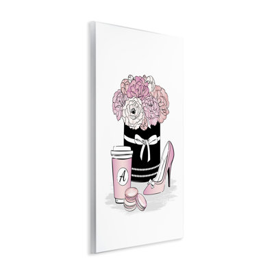 Pastel Fashion Accessories Wall Plaque Art by Martina Pavlova