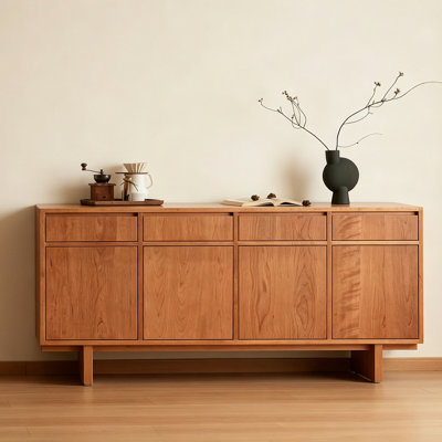 Buffet entièrement en bois de cerisier massif