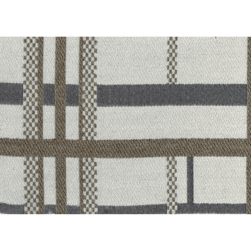 Repose-pieds carré en tissu - antidérapant, capacité de poids de 300 lb, 16 po x 16 po x 16 po, options multicolores modernes dans le fond antidérapant, multicolore
