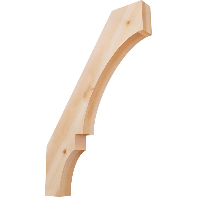 Balboa Knee Brace, Western Red Cedar, Smooth, 38" H x 3.5" W x 26" D