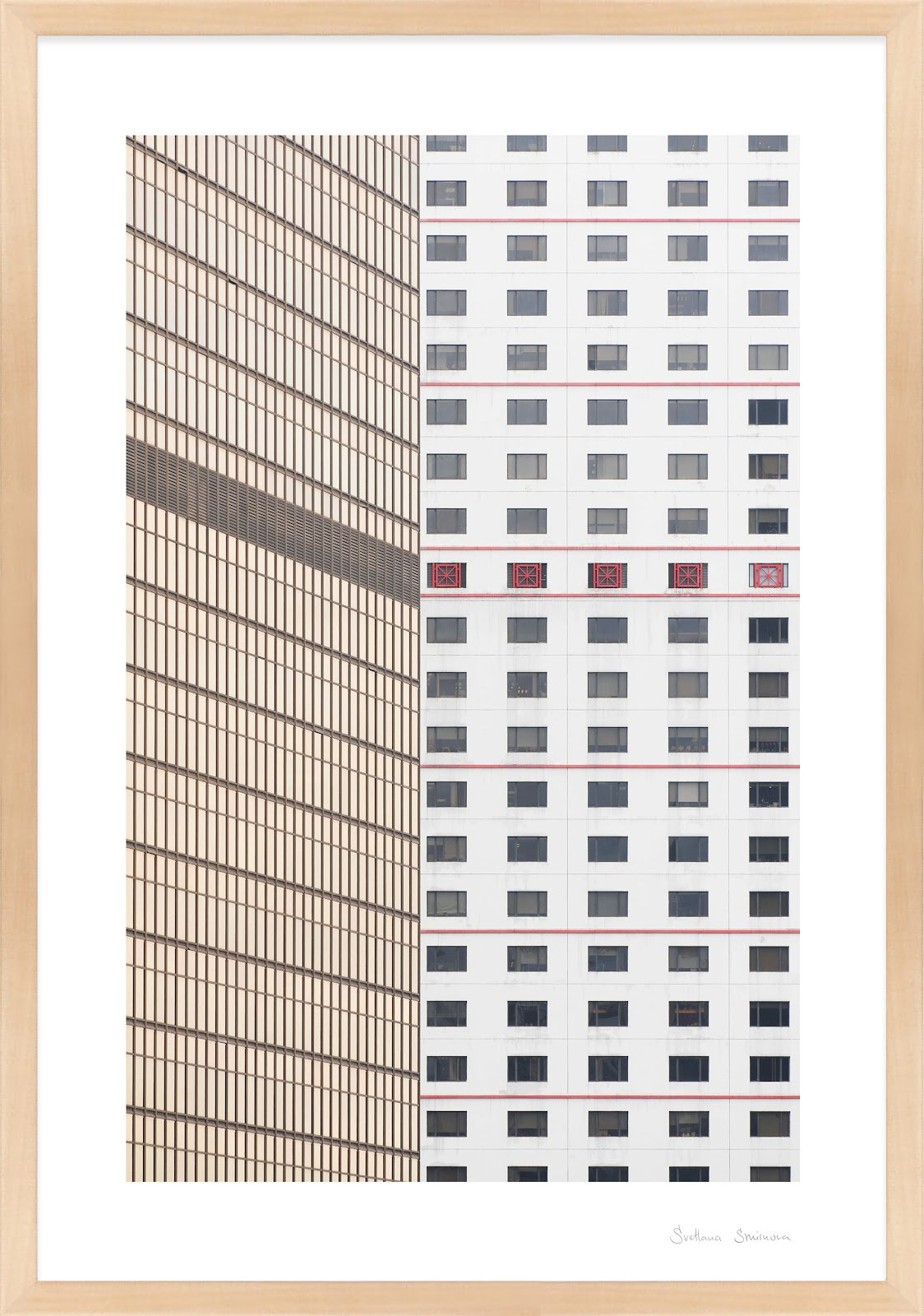 Hong Kong 1 by Svetlana Smirnova, Maple, 38" H x 26.5" W x 1.25" D