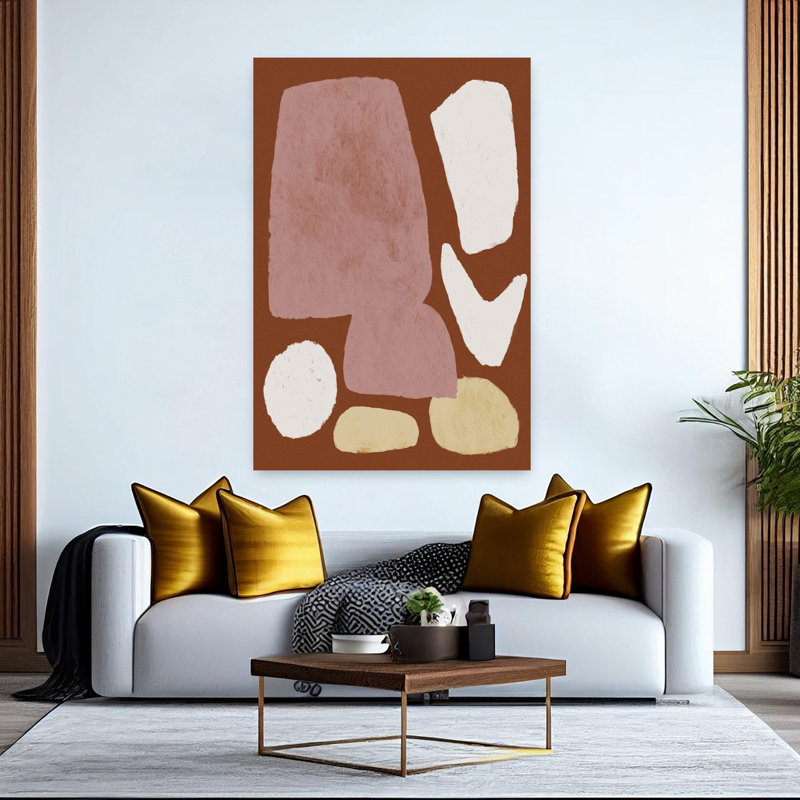 Art contemporain contemporain abstrait, H 60 po x l 40 po