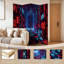 Cloison pliante 4 panneaux paravent Royal Futuristic-6714915-6714916