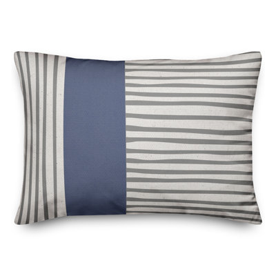 Coussin lombaire rayé 