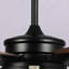 Ventilateur de plafond industriel noir mat Breezelite