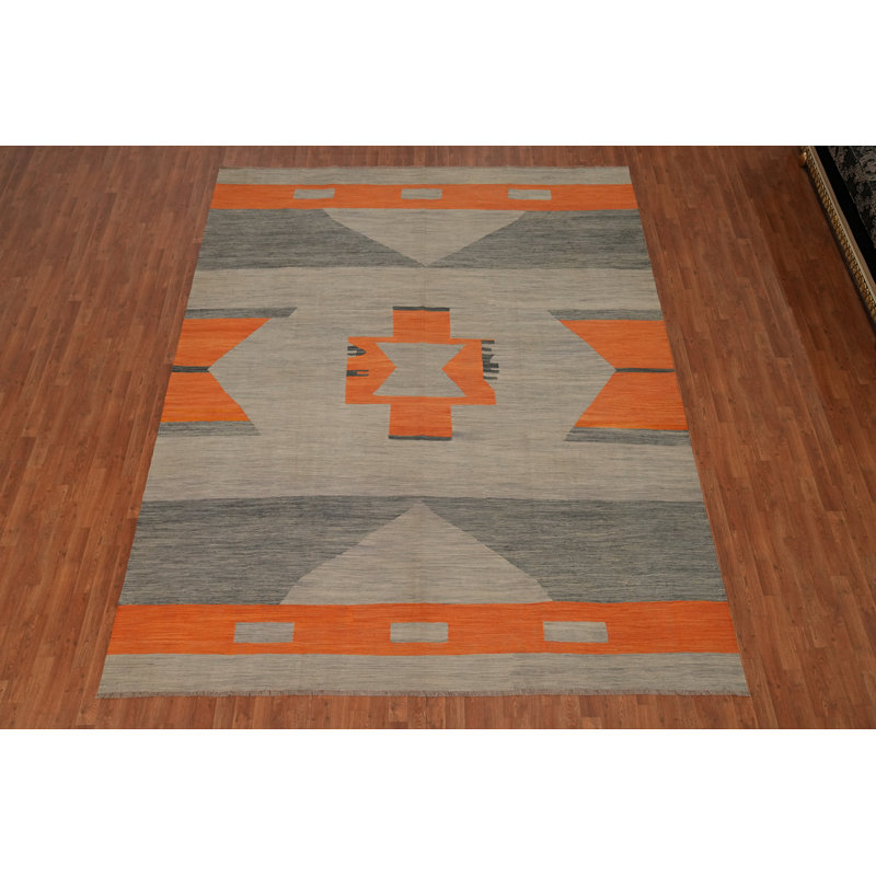 Geometric Kilim Southwestern Style Area Rug 9x12