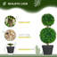 Arbre artificiel en pot artificiel d'intérieur et d'extérieur