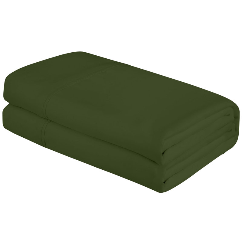 Royale Linens | Ultra Soft Brushed Microfiber Flat Sheets Only | Wrinkle Free & Stain Resistant | Hotel Quality Top Sheet for Bed