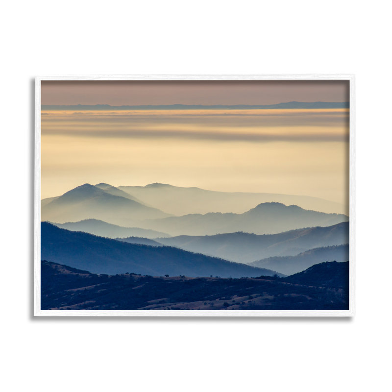 «Floater Frame», reproduction de photo sur bois, H 16 po x l 20 po x P 1,5 po, Giclée encadrée blanc bord de mer