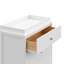 Ensemble de lit de bébé convertible 5-en-1 Graco Teddi, commode 3 tiroirs avec plateau à langer et ensemble de chambre de bébé inclinable électrique 3 pièces-101018806