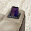 Canapé inclinable électrique 3 places avec appui-tête réglable / lampe de lecture / port USB / accoudoir de rangement / table rabattable / porte-gobelet pour le salon (brun)-116072965