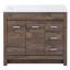 Meuble-lavabo simple 36,5 po avec plateau en marbre de culture-1416859283